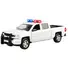2017 CHEVROLET SILVERADO 1500 LT Z71 CREW CAB PICKUP TRUCK WHITE WITH FLASHING LIGHT BAR AND FRONT AND REAR LIGHTS AND SOUNDS 1/24-1/27 DIECAST MODEL CAR BY MOTORMAX
