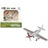 NORTH AMERICAN P-51D MUSTANG AIRCRAFT "CAPTURED FROM CHINESE NATIONALIST FORCES CHINESE PEOPLE'S REVOLUTION MILITARY MUSEUM" PEOPLE'S LIBERATION ARMY AIR FORCE 1/72 DIECAST MODEL AIRPLANE BY LEGION
