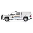 2017 CHEVROLET SILVERADO 1500 LT Z71 CREW CAB PICKUP TRUCK WITH CAMPER BOX "ROYAL CANADIAN MOUNTED POLICE" WHITE "LAW ENFORCEMENT AND PUBLIC SERVICE" SERIES 1/24-1/27 DIECAST MODEL CAR BY MOTORMAX