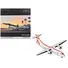 ATR 42-600 COMMERCIAL AIRCRAFT "JSX" (N400JX) WHITE WITH RED STRIPES "GEMINI 200" SERIES 1/200 DIECAST MODEL AIRPLANE BY GEMINIJETS