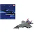 LOCKHEED MARTIN F-35A LIGHTNING II AIRCRAFT "22-5696 1000TH LIGHTNING II 176TH FS WISCONSIN ANG" (2004) UNITED STATES AIR FORCE "AIR POWER SERIES" 1/72 DIECAST MODEL BY HOBBY MASTER