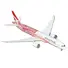 BOEING 787-9 COMMERCIAL AIRCRAFT "QANTAS - YAM DREAMING" (VH-ZND) WHITE WITH RED GRAPHICS 1/400 DIECAST MODEL AIRPLANE BY GEMINIJETS