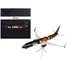 BOEING 737-900ER COMMERCIAL AIRCRAFT "ALASKA AIRLINES - OUR COMMITMENT" BLACK WITH GRAPHICS "GEMINI 200" SERIES 1/200 DIECAST MODEL AIRPLANE BY GEMINIJETS