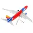 BOEING 737-800 COMMERCIAL AIRCRAFT WITH FLAPS DOWN "SOUTHWEST AIRLINES - TENNESSEE ONE" TENNESSEE FLAG LIVERY "GEMINI 200" SERIES 1/200 DIECAST MODEL AIRPLANE BY GEMINIJETS