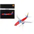 BOEING 737-800 COMMERCIAL AIRCRAFT WITH FLAPS DOWN "SOUTHWEST AIRLINES - TENNESSEE ONE" TENNESSEE FLAG LIVERY "GEMINI 200" SERIES 1/200 DIECAST MODEL AIRPLANE BY GEMINIJETS