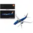 BOEING 737-800 COMMERCIAL AIRCRAFT WITH FLAPS DOWN "SOUTHWEST AIRLINES - NEVADA ONE" (N8646B) BLUE WITH TAIL STRIPES "GEMINI 200" SERIES 1/200 DIECAST MODEL AIRPLANE BY GEMINIJETS