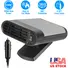 24V 200W PORTABLE CAR HEATER HEATING FAN 2 IN 1 DEFROSTER DEFOGGER DEMISTER WINDSHIELD HEATER AUTOMOTIVE COOLING FAN WITH 360°ROTATING BASE