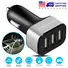 USB CAR CHARGER 30W 5.5A 3 USB PORT CIGARETTE LIGHTER CHARGER ADAPTER FOR IPHONE XS/IPHONE XS MAX/IPHONE 8 PLUS/GALAXY S7/GALAXY S6