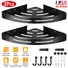 2PCS CORNER SHOWER CADDY SHELF ADHESIVE BATHROOM WALL MOUNTED STORAGE RACKS ALUMINUM ORGANIZERS FOR BATHROOM TOILET KITCHEN DORM
