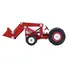 1952 FORD 8N TRACTOR RED AND WHITE "DOWN ON THE FARM" SERIES 11 1/64 DIECAST MODEL BY GREENLIGHT