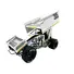 WINGED SPRINT CAR #35 JAMIE VEAL "SWI EARTHWORKS" WHITE (2025) 1/18 DIECAST MODEL CAR BY ACME