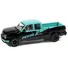 2006 CHEVROLET SILVERADO PICKUP TRUCK "POLARIS RZR" BLACK AND BLUE "BIG COUNTRY COLLECTIBLES" 2025 SERIES 1/64 DIECAST MODEL CAR BY AUTO WORLD