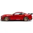2024 FORD SHELBY MUSTANG SUPER SNAKE RACE RED WITH WHITE STRIPES 1/18 DIECAST MODEL CAR BY SOLIDO