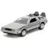 "BACK TO THE FUTURE" DELOREAN SET OF 3 PIECES "HOLLYWOOD RIDES" SERIES 1/32 DIECAST MODEL CAR BY JADA