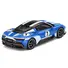 MASERATI MC20 #1 BLUE WITH WHITE STRIPES AND BLACK TOP "MASERATI PERFORMANCE EXPERIENCE" 1/64 DIECAST MODEL CAR BY BBR