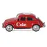 1967 VOLKSWAGEN BEETLE "COCA-COLA" RED 1/50 DIECAST MODEL BY MOTORCITY CLASSICS