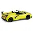 2022 CHEVROLET CORVETTE C8.R CONVERTIBLE YELLOW WITH SILVER STRIPES "BARRETT-JACKSON" SERIES 15 1/64 DIECAST MODEL CAR BY GREENLIGHT