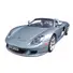 PORSCHE CARRERA GT SILVER WITH BLACK INTERIOR 1/18 DIECAST MODEL CAR BY MOTORMAX