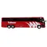 MCI D4520 COMMUTER COACH BUS "BURLINGTON TRAILWAYS" RED WITH WHITE GRAPHICS "THE BUS & MOTORCOACH COLLECTION" LIMITED EDITION TO 504 PIECES WORLDWIDE 1/87 (HO) SCALE DIECAST MODEL BY ICONIC REPLICAS