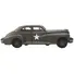 1942 PACKARD CLIPPER TOURING SEDAN "US ARMY STAFF CAR" OLIVE DRAB 1/87 (HO) SCALE DIECAST MODEL CAR BY OXFORD DIECAST