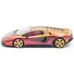 LAMBORGHINI COUNTACH LPI 800-4 BLU HAL METALLIC 1/64 DIECAST MODEL CAR BY POP RACE