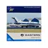 BOEING 727-100 COMMERCIAL AIRCRAFT "EASTERN AIR LINES" (N8164G) WHITE WITH BLUE STRIPES 1/400 DIECAST MODEL AIRPLANE BY GEMINIJETS