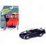 2002 CHEVROLET NICKEY CAMARO ZL1 NAVY BLUE METALLIC WITH WHITE STRIPES "MUSCLE CARS USA" SERIES 1/64 DIECAST MODEL CAR BY JOHNNY LIGHTNING