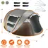 5-8 PERSON POP UP TENT AUTOMATIC SETUP CAMPING TENT WATERPROOF INSTANT SETUP TENT WITH 4 MOSQUITO NET WINDOWS CARRYING BAG FOR HIKING CLIMBING ADVENTU