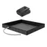 41X41X5.5IN PORTABLE SHOWER PAN FOLDABLE SHOWER BASIN COLLAPSIBLE CAMPING SHOWER TENT BASE WITH DETACHABLE DRAIN PIPE FOR INDOOR & OUTDOOR